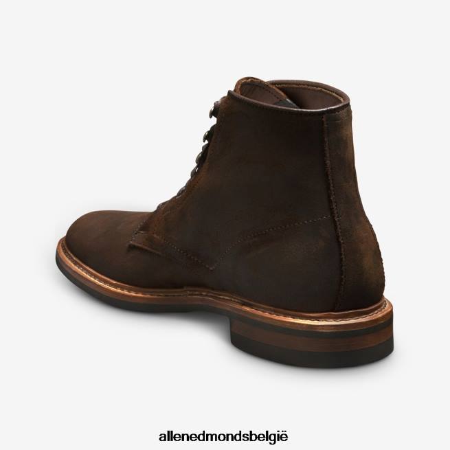 Heren Allen Edmonds higgins mill weerbestendige laars bruin gewaxt suède HDSF45280