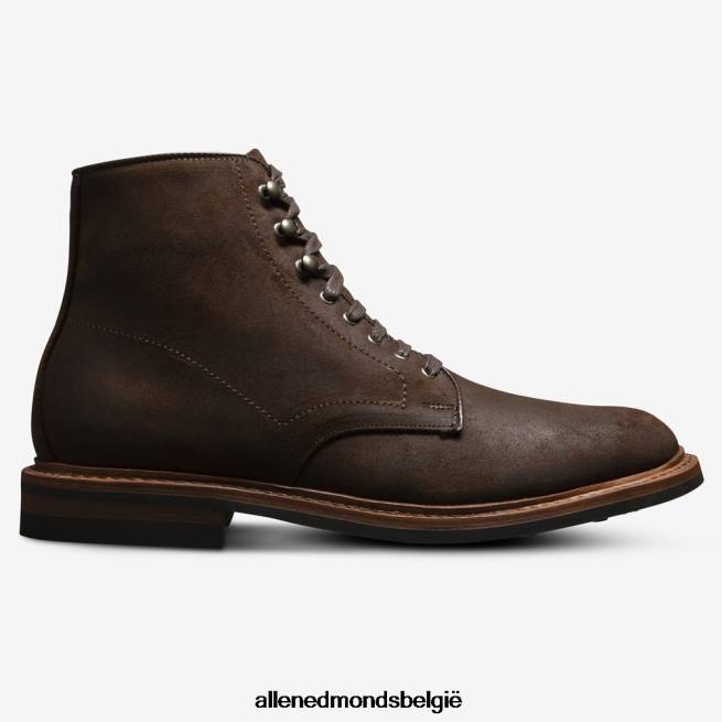 Heren Allen Edmonds higgins mill weerbestendige laars bruin gewaxt suède HDSF45280