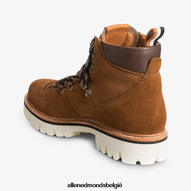 Heren Allen Edmonds Aspen suède weerbestendige schoen met noppen sapbruin suède HDSF45118