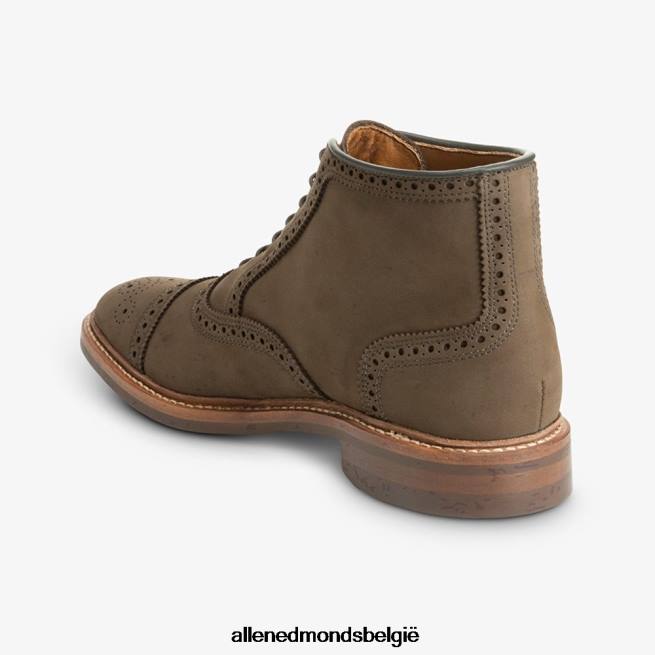 Heren Allen Edmonds Hamilton weerbestendige oxford geklede laars bruin nubuckleer HDSF45343