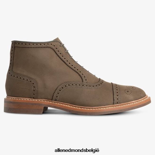 Heren Allen Edmonds Hamilton weerbestendige oxford geklede laars bruin nubuckleer HDSF45343