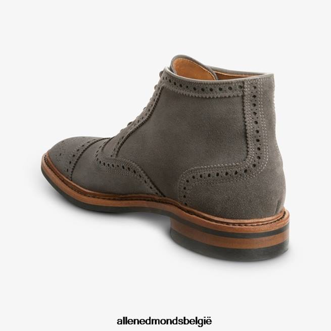 Heren Allen Edmonds Hamilton weerbestendige oxford geklede laars magneet grijs suède HDSF45342