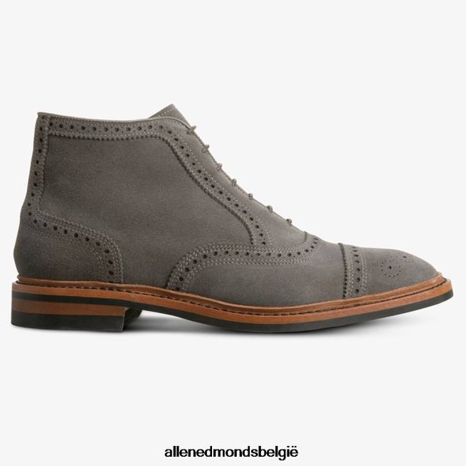 Heren Allen Edmonds Hamilton weerbestendige oxford geklede laars magneet grijs suède HDSF45342
