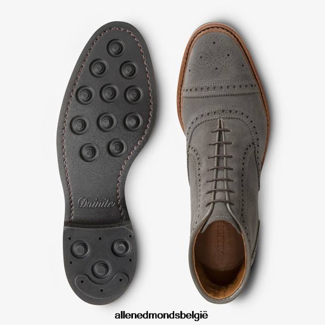 Heren Allen Edmonds Hamilton weerbestendige oxford geklede laars magneet grijs suède HDSF45342
