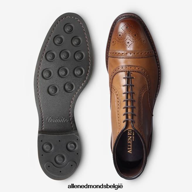 Heren Allen Edmonds Hamilton weerbestendige oxford geklede laars walnoot bruin HDSF45341