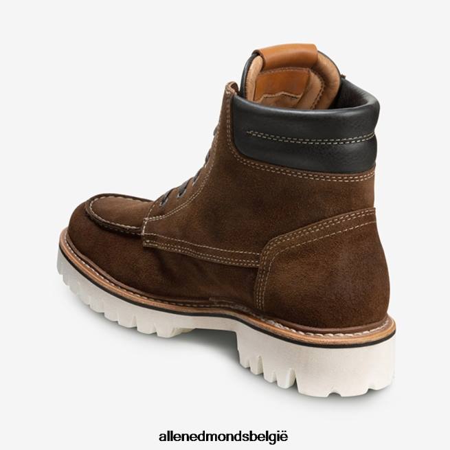 Heren Allen Edmonds Silverlake veterlaars snuif bruin suède HDSF45436