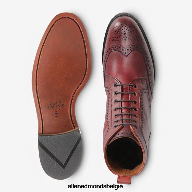 Heren Allen Edmonds dalton geklede laars met vleugeltip ossenbloed HDSF45106