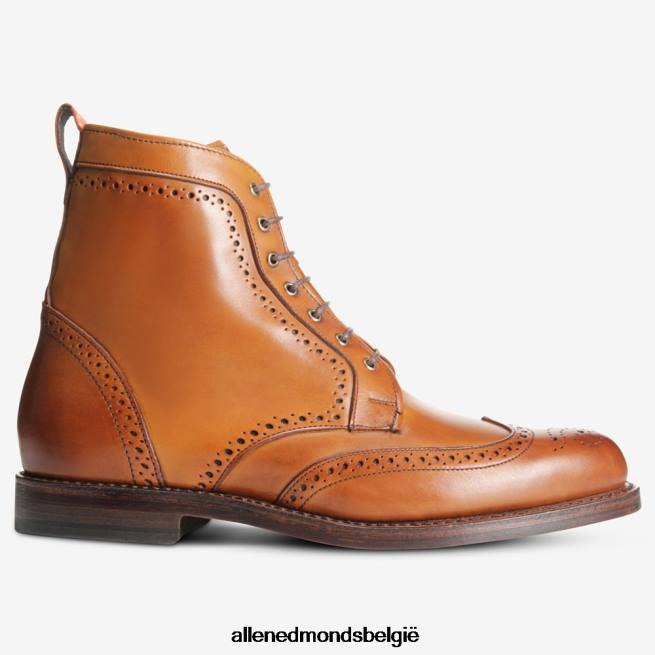 Heren Allen Edmonds dalton geklede laars met vleugeltip walnoot bruin HDSF45483