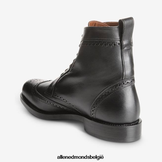 Heren Allen Edmonds dalton geklede laars met vleugeltip zwart HDSF45142