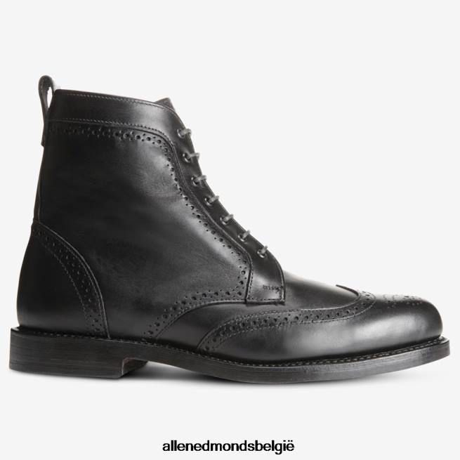 Heren Allen Edmonds dalton geklede laars met vleugeltip zwart HDSF45142