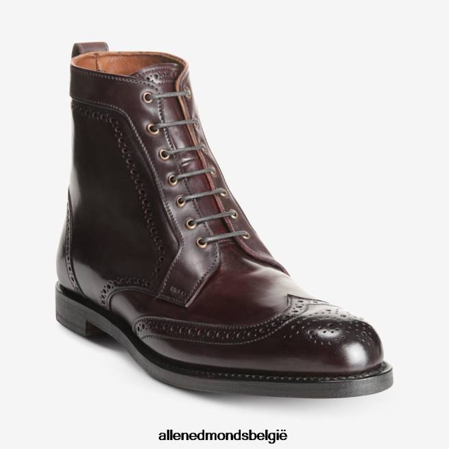 Heren Allen Edmonds dalton shell cordovan geklede laars bordeaux cordovan HDSF45479