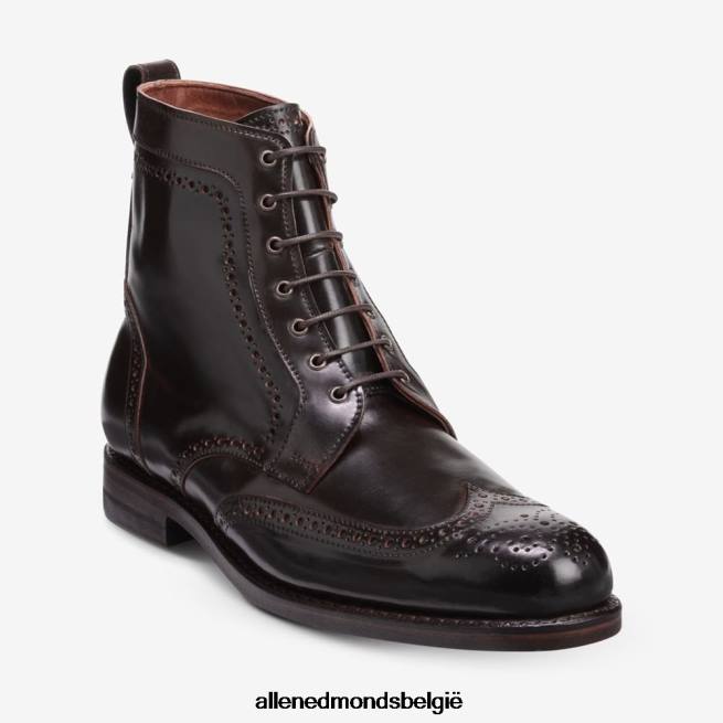 Heren Allen Edmonds dalton shell cordovan geklede laars bruine cordovan HDSF45480