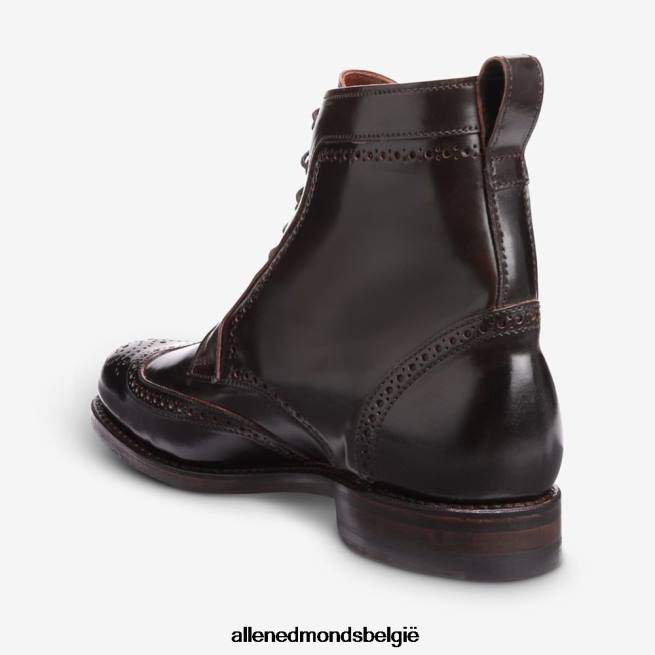 Heren Allen Edmonds dalton shell cordovan geklede laars bruine cordovan HDSF45480