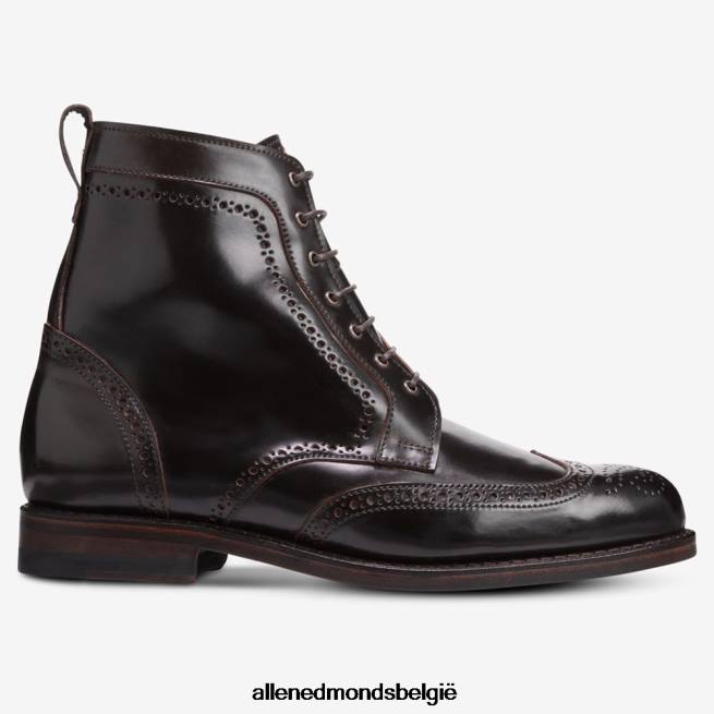 Heren Allen Edmonds dalton shell cordovan geklede laars bruine cordovan HDSF45480