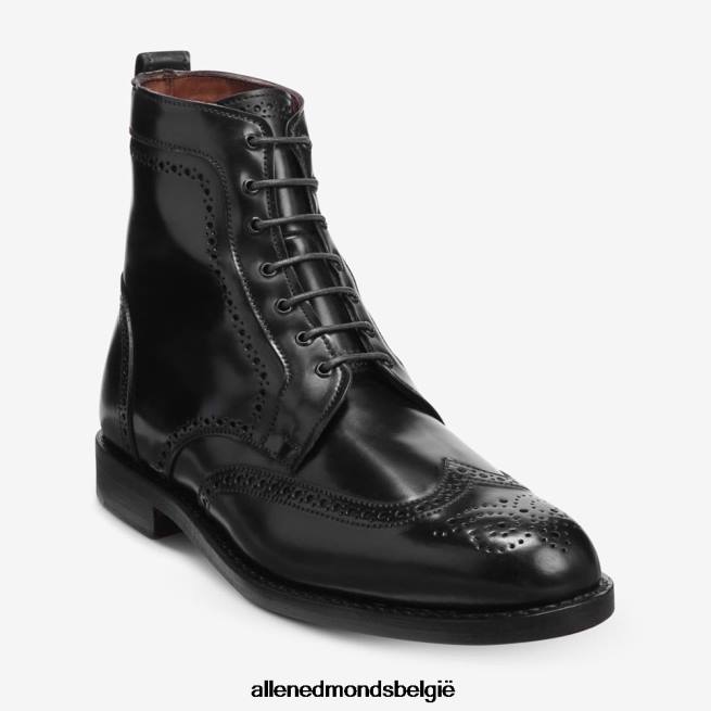 Heren Allen Edmonds dalton shell cordovan geklede laars zwarte cordovan HDSF45141