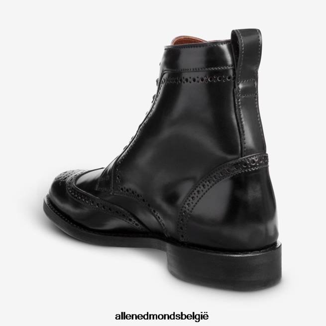 Heren Allen Edmonds dalton shell cordovan geklede laars zwarte cordovan HDSF45141