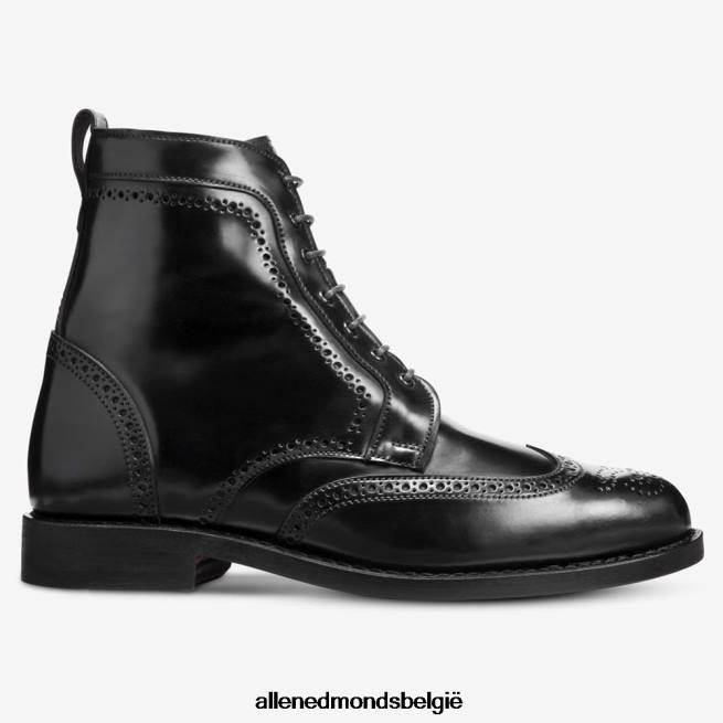 Heren Allen Edmonds dalton shell cordovan geklede laars zwarte cordovan HDSF45141