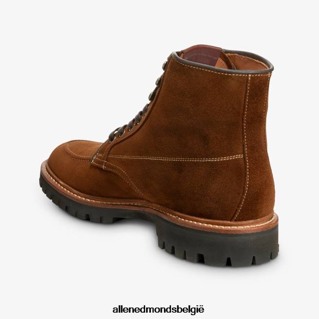 Heren Allen Edmonds freeport suède weerbestendige noppenlaars snuif bruin HDSF4585