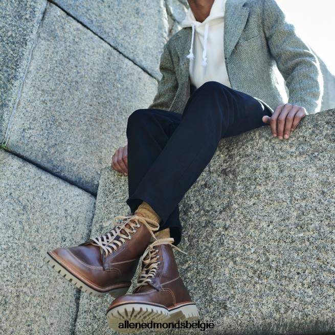 Heren Allen Edmonds freeport weerbestendige schoen met noppen natuurlijk HDSF45140