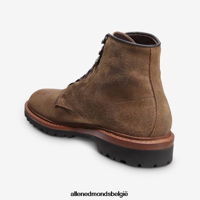 Heren Allen Edmonds higgins mill laars met profielzool lichtbruin suède HDSF45470