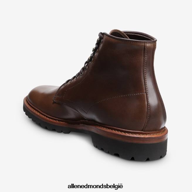 Heren Allen Edmonds higgins mill laars met profielzool natuurlijk bruin leer HDSF45469