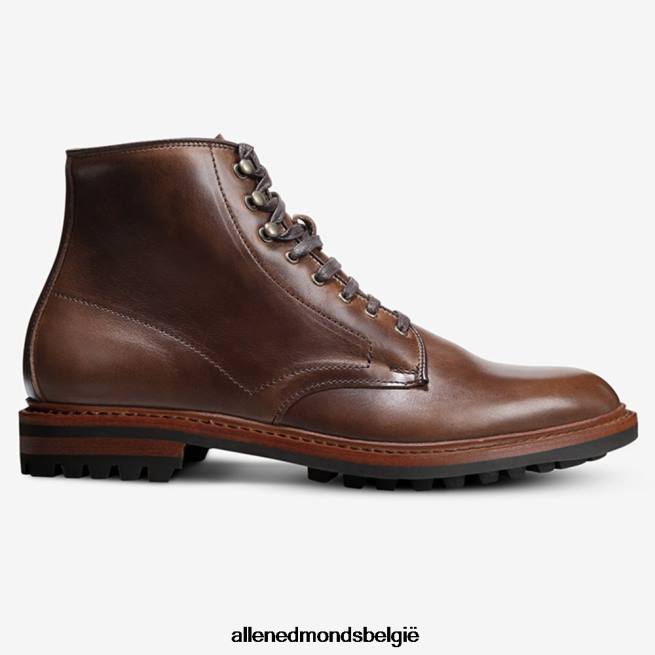 Heren Allen Edmonds higgins mill laars met profielzool natuurlijk bruin leer HDSF45469