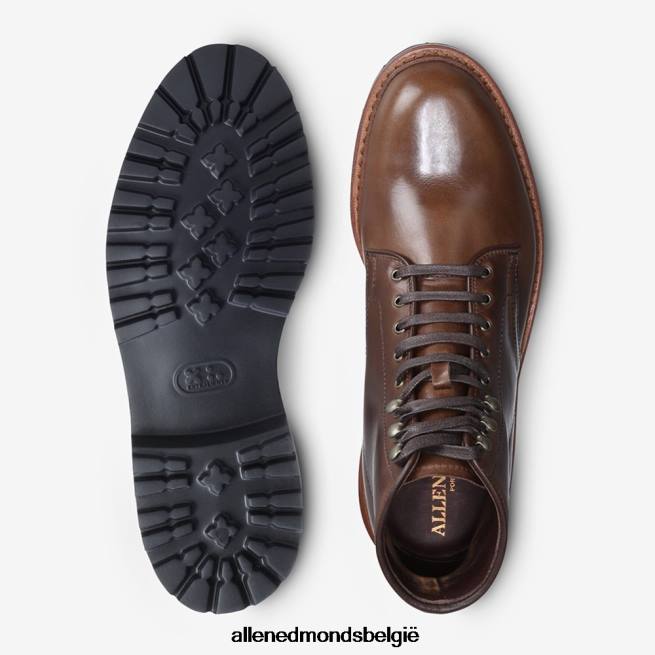 Heren Allen Edmonds higgins mill laars met profielzool natuurlijk bruin leer HDSF45469