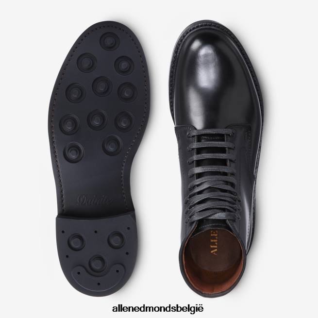 Heren Allen Edmonds higgins mill laars met shell cordovan leer zwarte cordovan HDSF45292