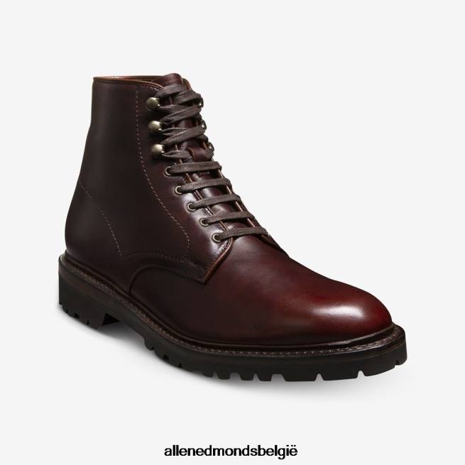 Heren Allen Edmonds higgins mill weerbestendige laars met profielzool bordeaux HDSF45261