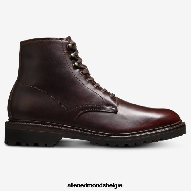 Heren Allen Edmonds higgins mill weerbestendige laars met profielzool bordeaux HDSF45261