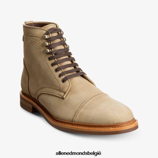 Heren Allen Edmonds landon kap-teen laars lichtbruin suède HDSF4564