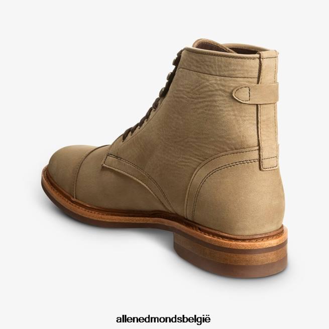 Heren Allen Edmonds landon kap-teen laars lichtbruin suède HDSF4564