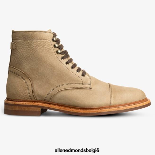 Heren Allen Edmonds landon kap-teen laars lichtbruin suède HDSF4564