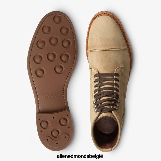 Heren Allen Edmonds landon kap-teen laars lichtbruin suède HDSF4564