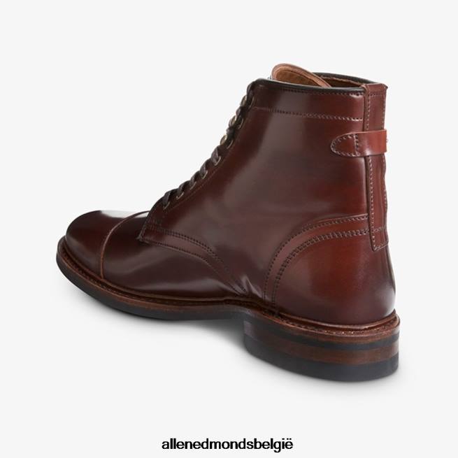 Heren Allen Edmonds landon shell cordovan cap-toe geklede laars chili cordovan HDSF45338