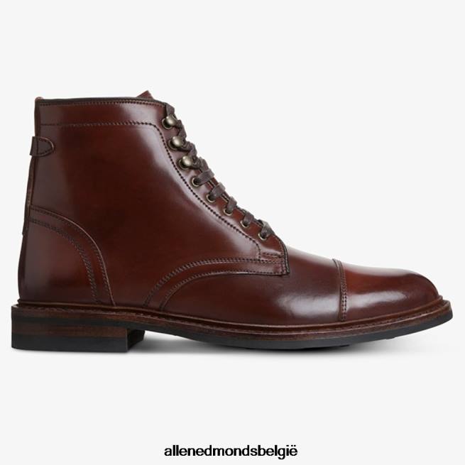 Heren Allen Edmonds landon shell cordovan cap-toe geklede laars chili cordovan HDSF45338