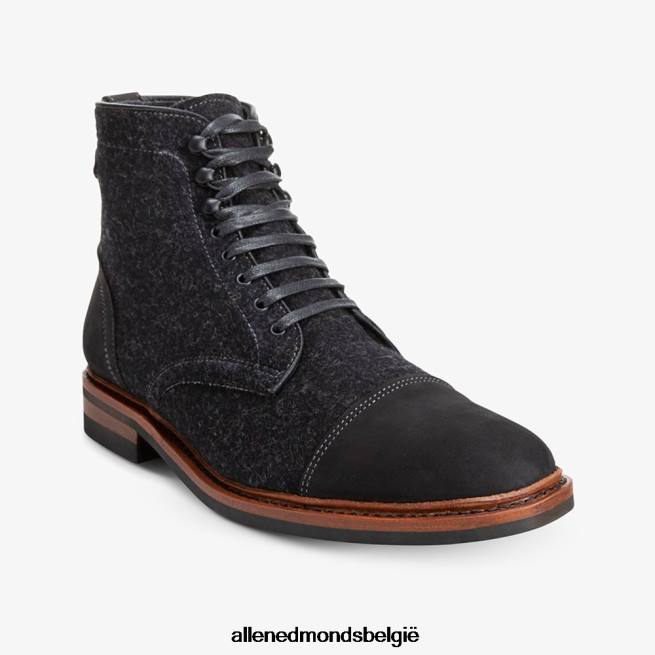 Heren Allen Edmonds landon wollen laars met kapneus grijs HDSF4565