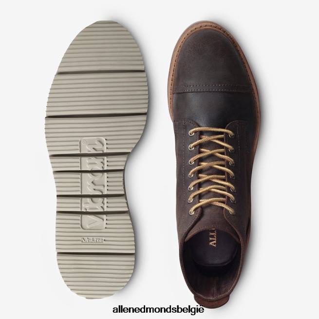 Heren Allen Edmonds park city weerbestendige veterlaars snuif bruin suède HDSF45148