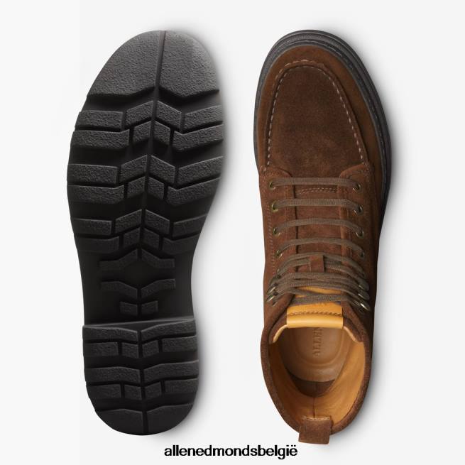 Heren Allen Edmonds weerbestendige laars met veters van Sawyer snuif suède HDSF45420