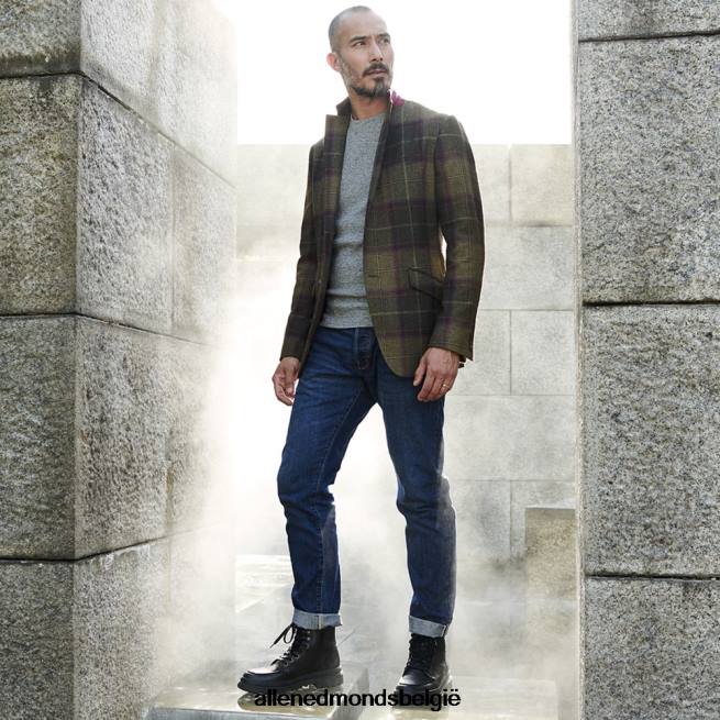 Heren Allen Edmonds weerbestendige laars met veters van Sawyer zwart HDSF45419