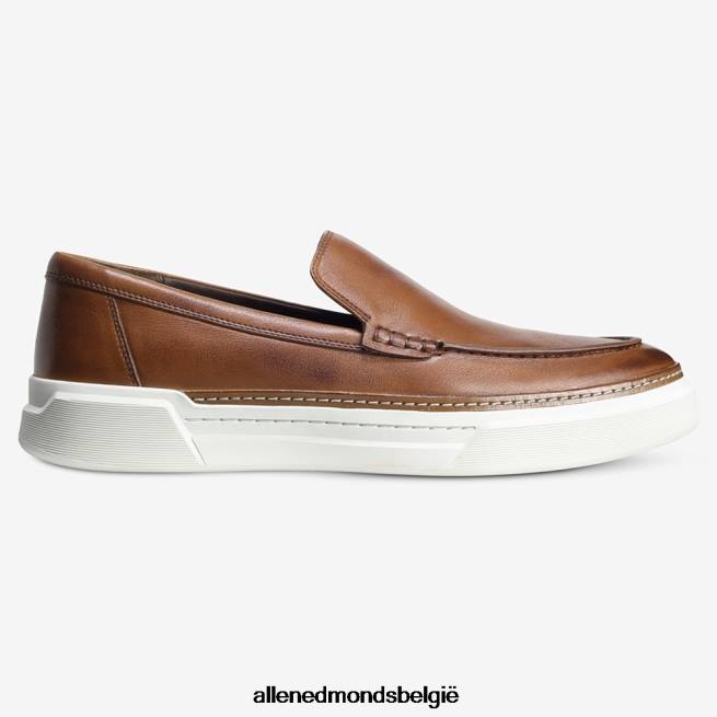Heren Allen Edmonds Burke Venetiaanse slip-on sneaker bruinen HDSF45113