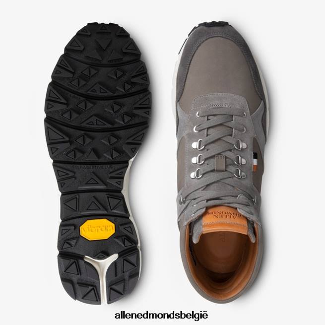 Heren Allen Edmonds canyon weerbestendige high-top wandelsneaker magneet grijs HDSF45389