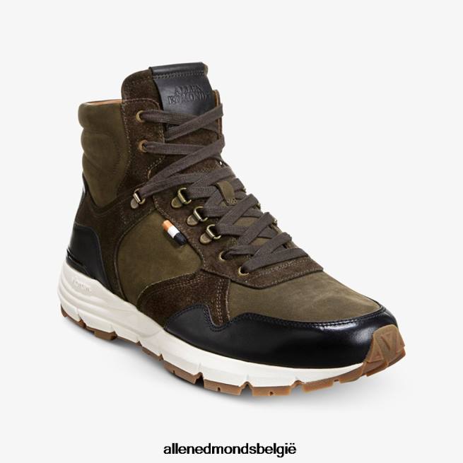 Heren Allen Edmonds canyon weerbestendige high-top wandelsneaker zwart/loden HDSF4572