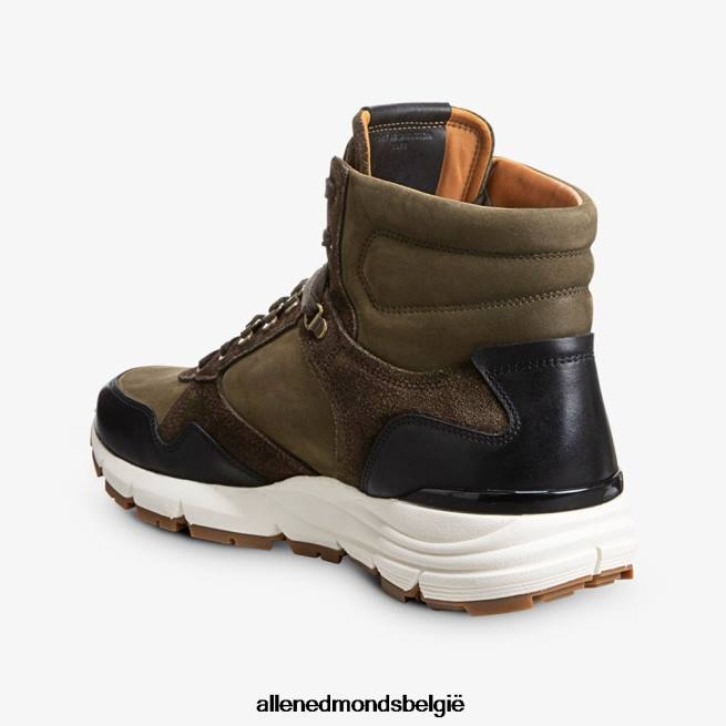 Heren Allen Edmonds canyon weerbestendige high-top wandelsneaker zwart/loden HDSF4572