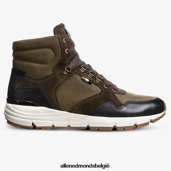 Heren Allen Edmonds canyon weerbestendige high-top wandelsneaker zwart/loden HDSF4572