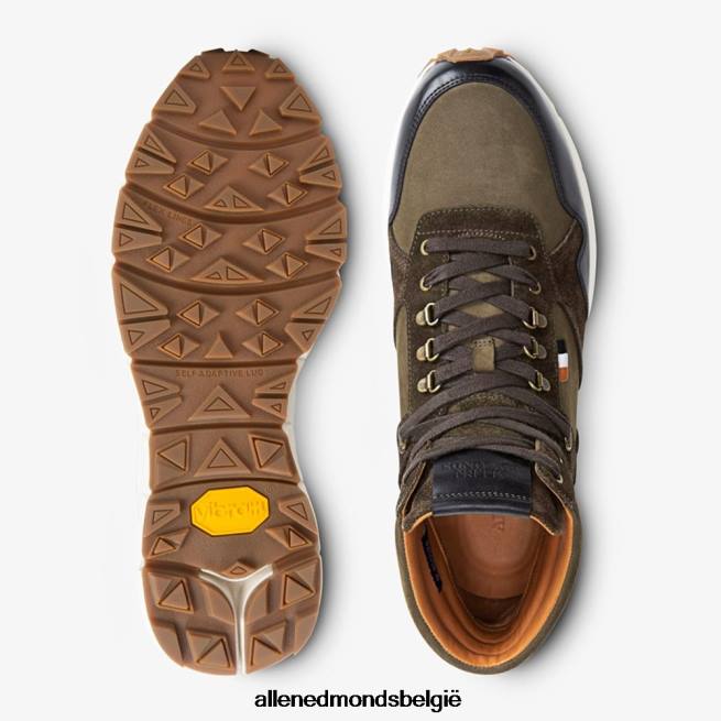 Heren Allen Edmonds canyon weerbestendige high-top wandelsneaker zwart/loden HDSF4572