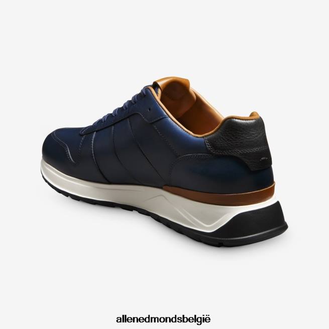 Heren Allen Edmonds lawson sneaker met veters marine leer HDSF4553