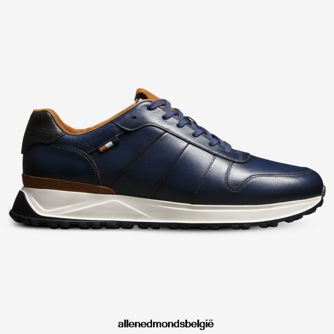 Heren Allen Edmonds lawson sneaker met veters marine leer HDSF4553