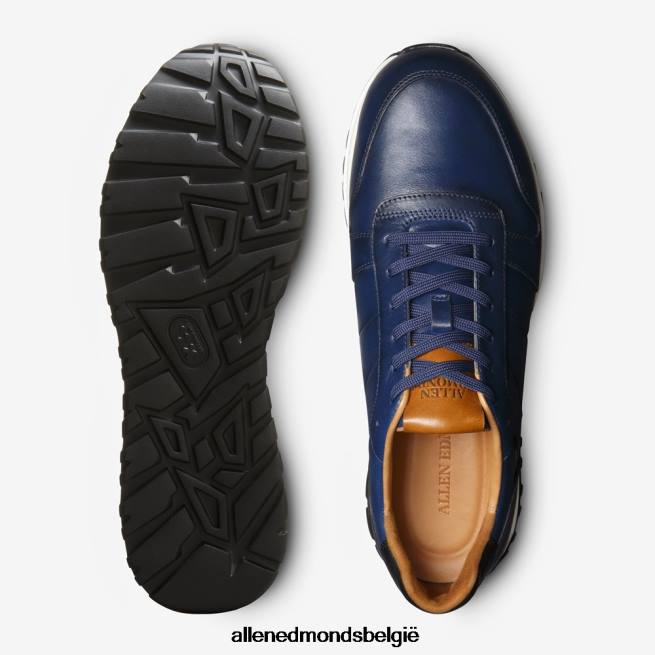Heren Allen Edmonds lawson sneaker met veters marine leer HDSF4553