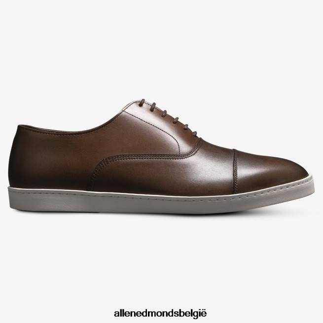 Heren Allen Edmonds park avenue oxford geklede sneaker bourbon bruin HDSF4563